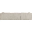 BEAN CORNER SOFA LEFT RIB FABRIC NATURAL