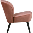 SARA ARMCHAIR VELVET OLD PINK