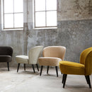 SARA ARMCHAIR VELVET OLD PINK