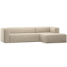 BEAN CORNER SOFA RIGHT BEIGE MELANGE