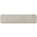 BEAN CORNER SOFA RIGHT RIB FABRIC NATURAL