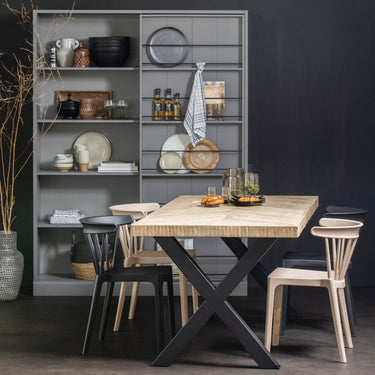 TABLO TABLE MANGO HERRINGBONE 200X90 ALKMAAR LEG