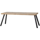 TABLO TABLE MANGO HERRINGBONE 200X90 SQUARE LEG