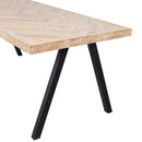 TABLO TABLE MANGO HERRINGBONE 180X90 SQUARE LEG