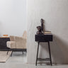 SKYBOX SIDETABLE MANGO WOOD/METAL BLACK