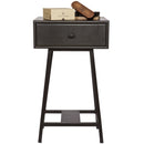 SKYBOX SIDETABLE MANGO WOOD/METAL BLACK