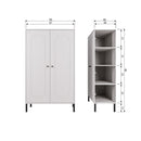 XINA LOW CABINET PINE CLOUD GREY [fsc]