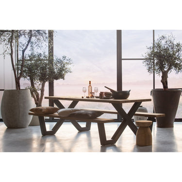 TABLO GARDEN X-LEG PICNIC METAL BLACK - 1 PIECE