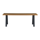 TABLO GARDEN TABLE AYOUS NATURAL WITH A-LEG METAL [fsc]