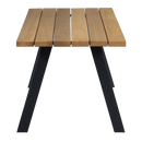 TABLO GARDEN TABLE AYOUS NATURAL WITH A-LEG METAL [fsc]