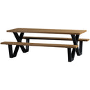 TABLO GARDEN PICKNICK TABLE AYOUS NATURAL X-POOT METAL[fsc]