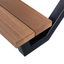 TABLO GARDEN PICKNICK TABLE AYOUS NATURAL X-POOT METAL[fsc]