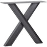 INDUSTRIAL X-LEG METAL BLACK