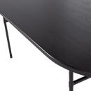 ARTHUR TABLE OVAL OAK BLACK [fsc] H-LEG