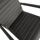 BAS DINING CHAIR PU ANTHRACITE