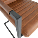 BAS DINING CHAIR PU COGNAC