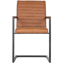 BAS DINING CHAIR PU COGNAC
