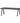 TABLO TABLE OAK BLACKNIGHT 160X90 [fsc] & SQUARE LEG