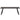 TABLO TABLE OAK BLACKNIGHT 160X90 [fsc] & SQUARE LEG