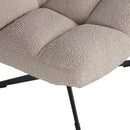 VINNY SWIVEL ARMCHAIR BOUCLE SAND
