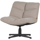 VINNY SWIVEL ARMCHAIR BOUCLE SAND
