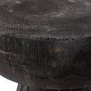 BORRE STOOL WOOD BLACK 40xO28CM