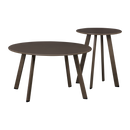 FER GARDEN SIDE TABLE O70 CM METAL DARK BROWN