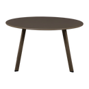 FER GARDEN SIDE TABLE O70 CM METAL DARK BROWN