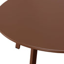 WOOOD Fer Havebord Ø70 cm Metal Rustbrun