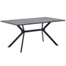BRUNO DINING TABLE RECTANGLE MDF BLACK 160x90CM