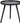 MESA SIDETABLE M WOOD BLACK 45xO45