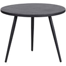 SUZE SIDE TABLES WOOD/METAL BLACK - SET OF 2