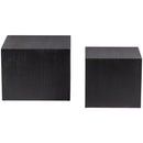 SANNE SIDE TABLES BLACK - SET OF 2