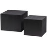 SANNE SIDE TABLES BLACK - SET OF 2