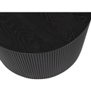 SANNE SIDE TABLE ROUND MDF BLACK