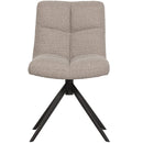 VINNY SWIVEL DINING CHAIR BOUCLE SAND