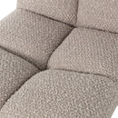 VINNY SWIVEL DINING CHAIR BOUCLE SAND