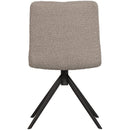 VINNY SWIVEL DINING CHAIR BOUCLE SAND