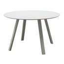 AUKE GARDEN TABLE ALUMINIUM MIST 75xO120CM
