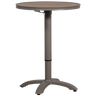 JEPPE HEIGHT ADJUSTABLE BAR TABLE GARDEN ALUMINUM BROWN/GREY