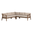 BIAM GARDEN LOUNGESET ACACIA WOOD NATURAL/SAND [fsc]