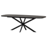 ARROS DINING TABLE EXTENDABLE 180-220x90CM MDF BLACK