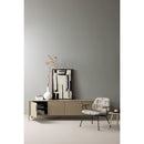 WOOOD - Aure Lænestol i Chenille - Beige/Sort