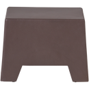ZINA SIDETABLE LOW CONCRETE LOOK BROWN