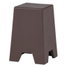 ZINA SIDETABLE HIGH CONCRETE LOOK BROWN