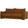 JONNE 3-SEATER SLEEPING SOFA CHENILLE BROWN
