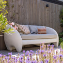 VIALE GARDEN 2-SEATER LOUNGE SOFA REINFORCED FIBER NATURAL