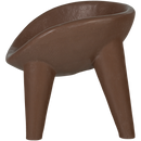 ORIO GARDEN LOUNGE CHAIR REINFORCED FIBER RED/BROWN