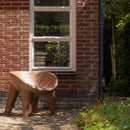 ORIO GARDEN LOUNGE CHAIR REINFORCED FIBER RED/BROWN
