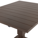 TESSO HEIGHT ADJUSTABLE GARDEN TABLE GARDEN ALUMINUM BROWN